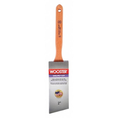 2" Angle Sash Soft, Nylon Bristle, Paint Brush, Wood Handle