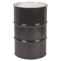 Closed Head Transport Drum, Steel, 55 gal, Unlined, Black