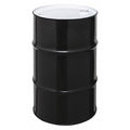 Closed Head Transport Drum, Steel, 30 gal, Unlined, Black