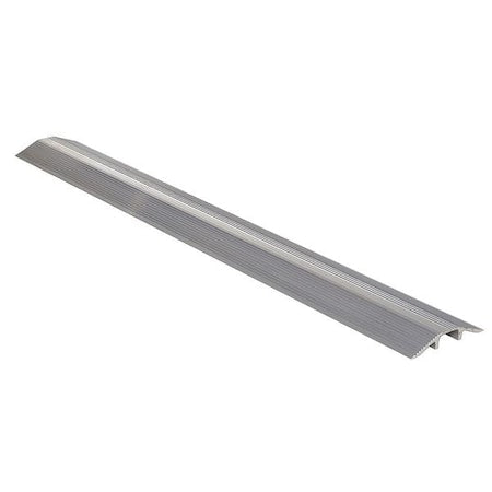 Cable Ramp, 1-1/2 in H, 6 ft L, 9-1/8 in W, 1 Channel, Aluminum, Silver