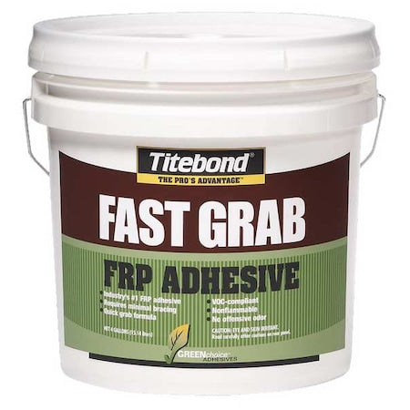 Wood Glue, GREENchoice Fast Grab FRP Series, Tan, 4 gal, Pail