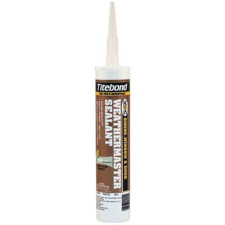 Polymer Sealant, 10 oz, Cartridge, White, Polymer Base, WeatherMaster