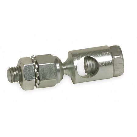 Ball Joint, Threaded, Dia 1/4 In