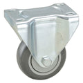 Rigid Plate Caster, 3 in Dia., 250 lb.