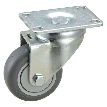 Swivel NSF-Listed Plate Caster, TPR, 3 in., 210 lb.