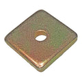 Channel Washer, 3/8 In, Gold, PK25