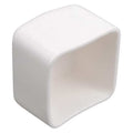 Superstrut Channel Safety End Cap, White, PK25, Width: 1 5/8 in