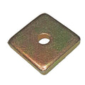 Channel Washer, 1/4 In, Gold, PK25