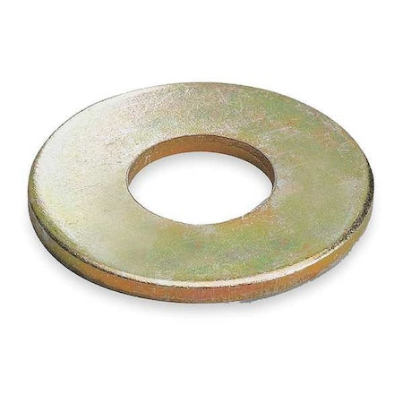 Channel Washer, 3/8 In, Gold, PK100