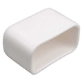 Superstrut Channel Safety End Cap, White, PK25, Depth: 3/4 in