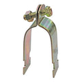 Channel Pipe Clamp, 2 In, Gold, PK10
