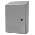 1/4 Turn Latch Electrical Enclosures, 16 in H, 6 in D, 12 in W, 12, 13, 3R, 4, Steel