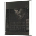 Recessed Electric Wall-Mount Heater, Recessed or Surface, 1800 W, 120V AC, Bronze