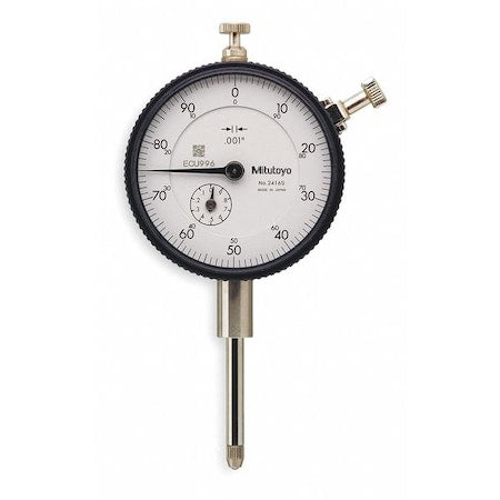 Dial Indicator, 0 to 1 In, 0-100