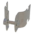 Channel Rigid Pipe Strap, 1In, Silver, PK10