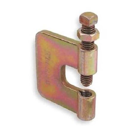 Channel Beam C-Clamp, 3/8 In, Gold