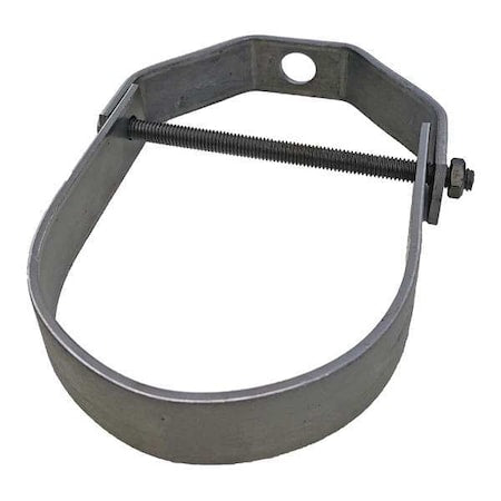 Channel Clevis Hanger, 4 In, Black