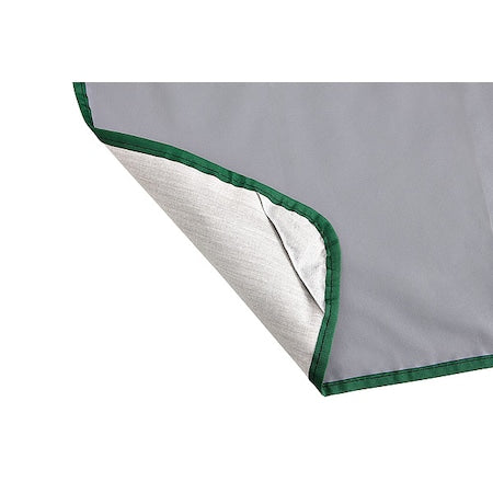 Standard Duty Tarp, 6 x 9 ft 4 in, 6 Mil, Gray, Cotton Canvas