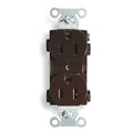 Straight Blade Receptacle, 5-15R, 15 A, 125V AC, 2 Pole, 3 Wire, Flush Mount, Grounded