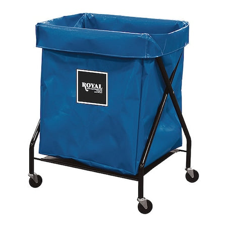 X-Frame Cart, 8 Bu, Blue Vinyl