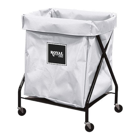 X-Frame Cart, 8 Bu, White Vinyl