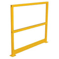 Sfty Hand Rail Section, L 48In, H 42-1/8In
