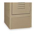 Locker Front Base, W 15 In, H 6 In, Tan