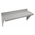 Steel Wall Shelf, 12"D x 24"W x 11-1/2"H, Silver