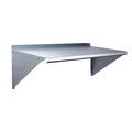 Steel Wall Shelf, 12"D x 36"W x 11-1/2"H, Silver