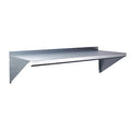 Steel Wall Shelf, 12"D x 60"W x 11-1/2"H, Silver