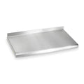 Stainless Steel Wall Shelf, 12"D x 24"W x 11-1/2"H, Silver