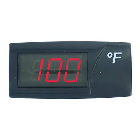 Temperature/process indicator, Degrees F, PTC thermistor input, 230 VAC.