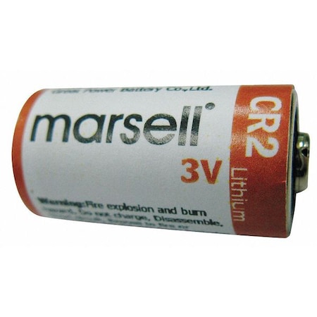 Lithium Battery, CR2 3V DC 2 PK
