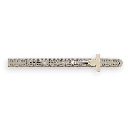 Rule, Pocket Clip, Metric, 6 In