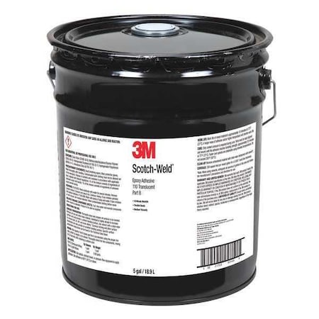 Tile Adhesive, Epoxy, 20 lb. Bucket, Gray, DP110 Series, Clear, Pail, 1:01 Mix Ratio