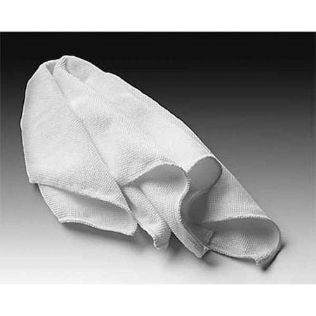 Microfiber Cloth Wipe, White, 50PK