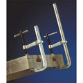 4 in Bar Clamp, Steel Handle and 2 1/4 in Throat Depth