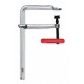 24 in Bar Clamp, Plastic, Steel Handle and 8 in Throat Depth
