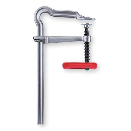 18 in Bar Clamp, Steel Handle and 4 3/4 in Throat Depth
