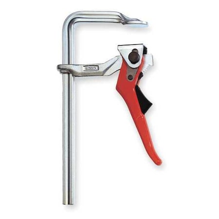8 in Bar Clamp, Steel Handle and 4 in Throat Depth