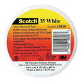 ElectricalTape, Wht, 6-5/8ydL, 1/2inW, PK100