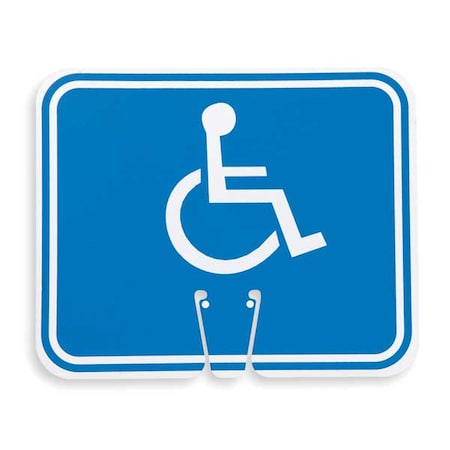 Traffic Cone Sign, 10 1/2 in H, 12 3/4 in W, 03-550-H