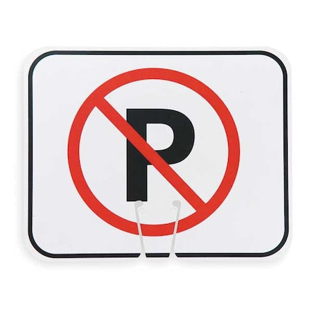 Traffic Cone Sign, 10 1/2 in H, 12 3/4 in W, 03-550-NP