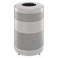 Classics 51 gal Round Outdoor Can, Stainless Steel, None, Stainless Steel, Not Applicable
