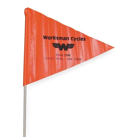 Safety Flag on Pole