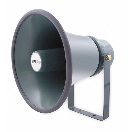 Horn, Weatherproof, 11 x 8 In, 15W, 70/25V