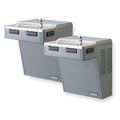 On-Wall Two-Level Drinking Fountain, 2 Level, 18 5/8 in D, 27 1/4 in H, 36 1/8 in W