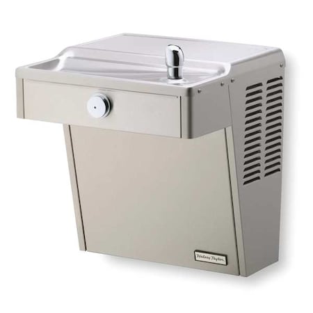 On-Wall Single Drinking Fountain, 1 Level, 18 5/8 in D, 19 9/16 in H, 18 1/4 in W