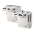 On-Wall Two-Level Drinking Fountain, 2 Level, 18 5/8 in D, 27 1/4 in H, 36 1/8 in W