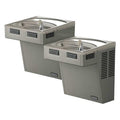 On-Wall Two-Level Drinking Fountain, 2 Level, 18 5/8 in D, 27 in H, 36 1/4 in W